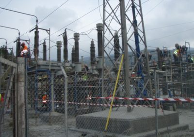 Αντικατάσταση αυτομάτου διακόπτου 150kV (από πτωχού ελαίου σε SF6)